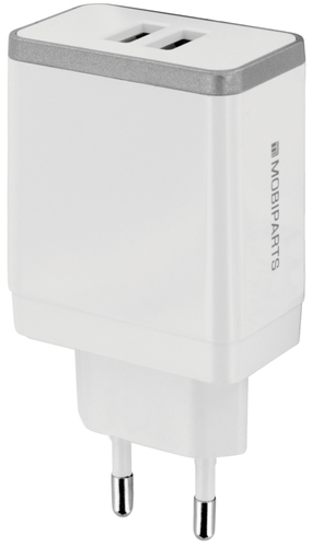 Wall Charger Dual USB 2.4A White - Foto 3