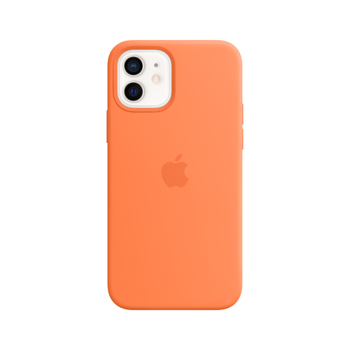 iPhone 12 / 12 Pro Silicone Case with MagSafe Kumquat - Foto 1