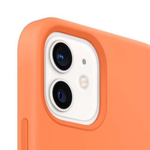 iPhone 12 / 12 Pro Silicone Case with MagSafe Kumquat - Foto 3