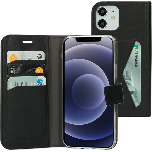 Mobiparts Classic Wallet Case Apple iPhone 12/12 Pro Black
