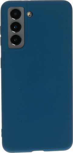 Silicone Cover Samsung Galaxy S21 Blueberry Blue - Foto 1
