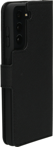 Saffiano Wallet Case Samsung Galaxy S21 Black - Foto 3