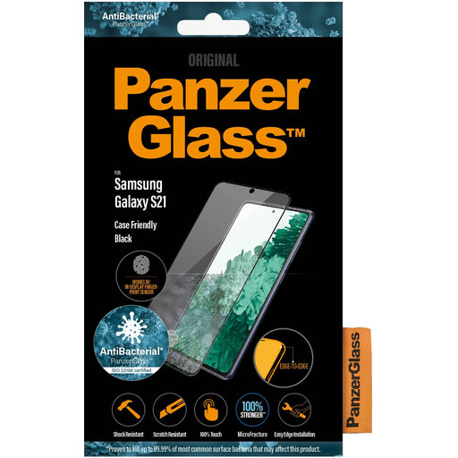 PanzerGlass Samsung Galaxy S21 CF Black Super+ Glass - Foto 1