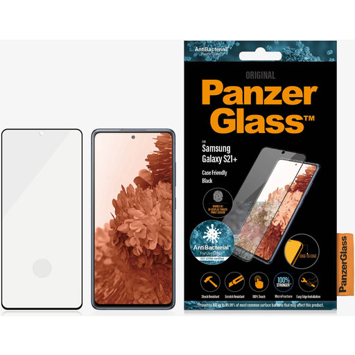PanzerGlass Samsung Galaxy S21 Plus CF Black Super+ Glass - Foto 3