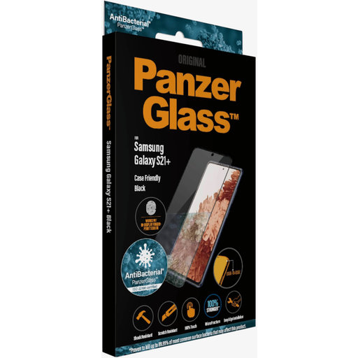PanzerGlass Samsung Galaxy S21 Plus CF Black Super+ Glass - Foto 4