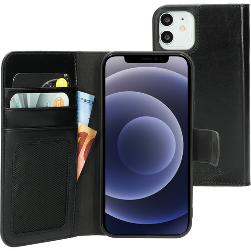 Mobiparts Excellent Wallet Case 2.0 Apple iPhone 12/12 Pro Jade Black