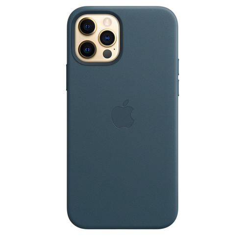 iPhone 12/12 Pro Leather Case with MagSafe Baltic Blue - Foto 6
