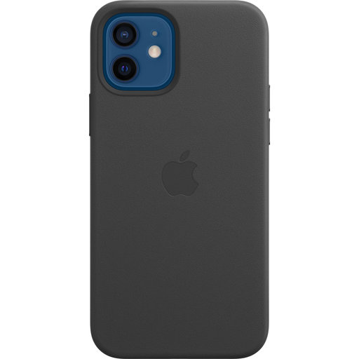 Apple iPhone 12/12 Pro Leather Case with MagSafe - Black
