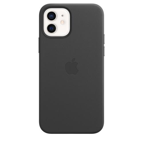iPhone 12/12 Pro Leather Case with MagSafe - Black - Foto 2