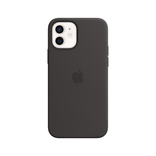 iPhone 12 / 12 Pro Silicone Case with MagSafe Black MHL73ZM/A - Foto 1