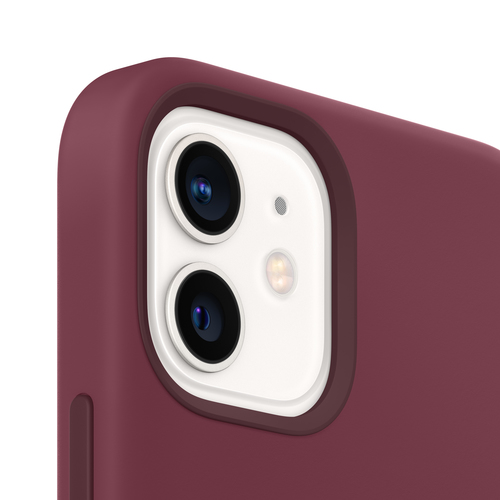 iPhone 12 / 12 Pro Silicone Case with MagSafe Plum MHL23ZM/A - Foto 1