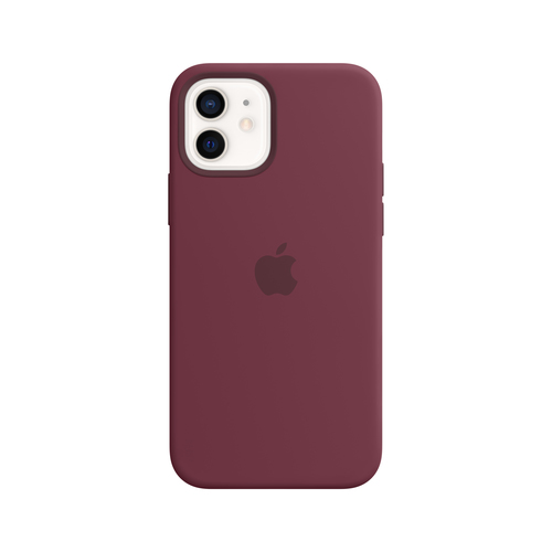 iPhone 12 / 12 Pro Silicone Case with MagSafe Plum MHL23ZM/A - Foto 3