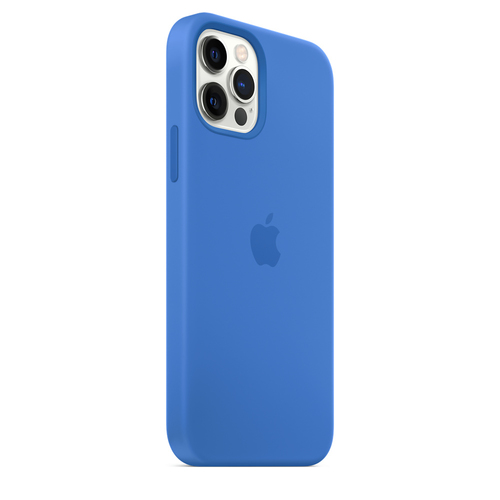 iPhone 12 / 12 Pro Silicone Case with MagSafe Capri Blue MJYY3ZM/A - Foto 1