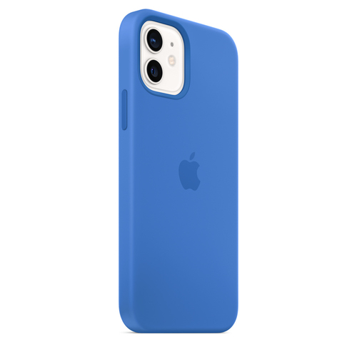 iPhone 12 / 12 Pro Silicone Case with MagSafe Capri Blue MJYY3ZM/A - Foto 3