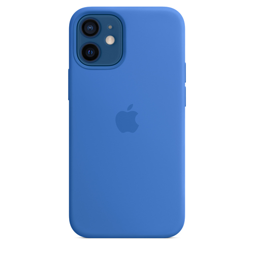 iPhone 12 mini Silicone Case with MagSafe Capri Blue MJYU3ZM/A - Foto 3