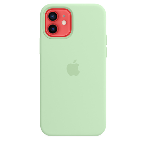 iPhone 12/12 Pro Silicone Case with MagSafe Pistachio MK003ZM/A - Foto 1