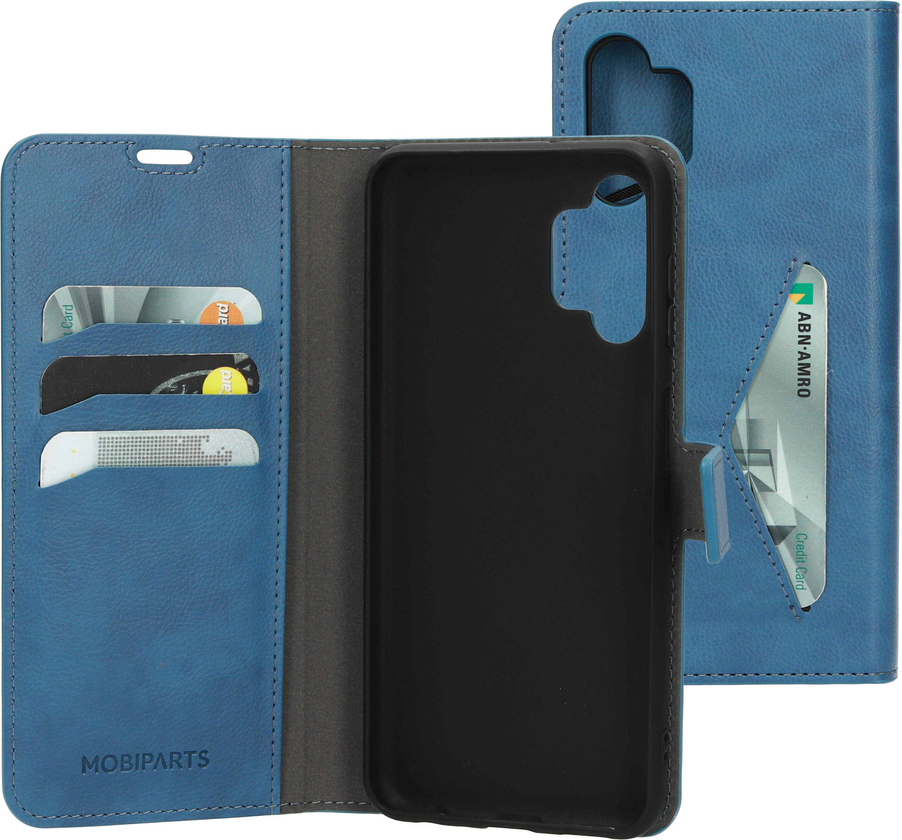 Mobiparts Mobiparts Classic Wallet Case Samsung Galaxy A13 4G (2022) Steel Blue
